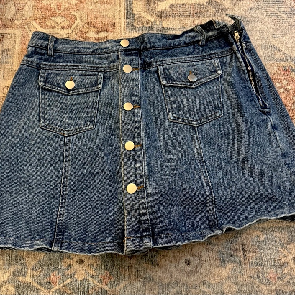 Adorable Jean Mini Skort